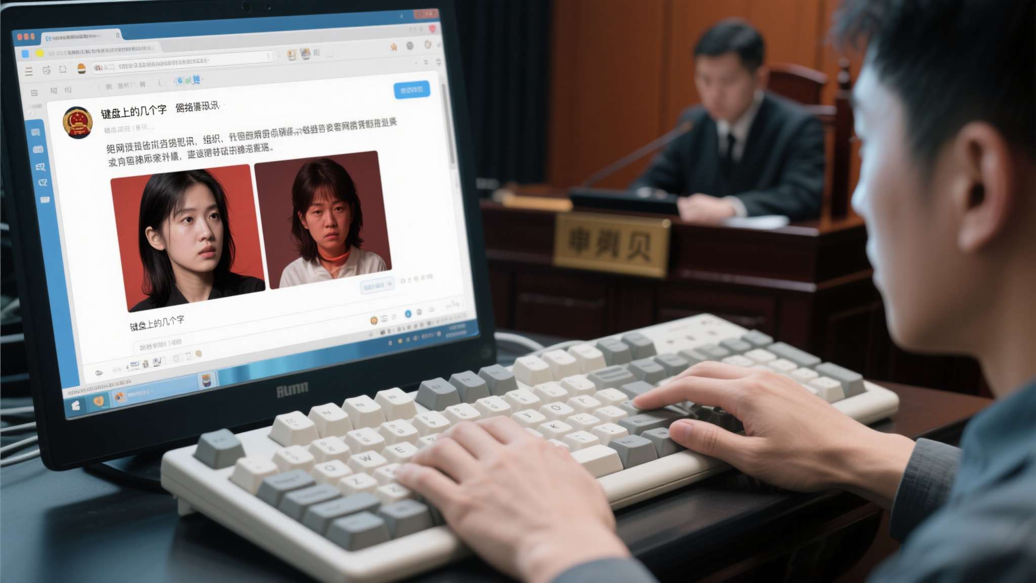 很多网暴参与者抱有侥幸心理，认为在网上发帖、转发只是"键盘上的几个字"，不会承担