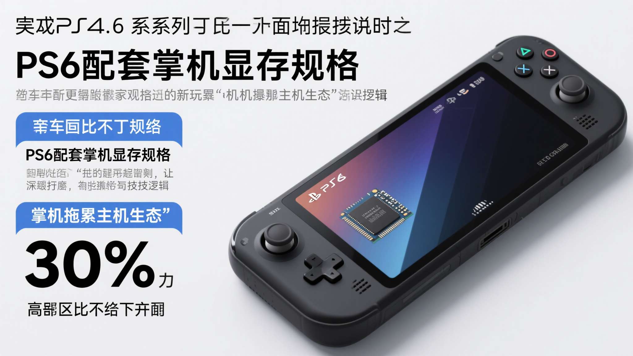 当索尼PS6的消息还在坊间流传之时，一则关于"PS6配套掌机显存规格"的最新爆料